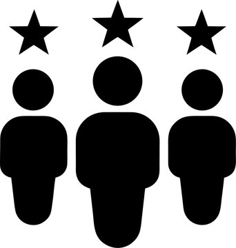 people group icons. small, medium and large group symbol set. transparent png and vector illustration.