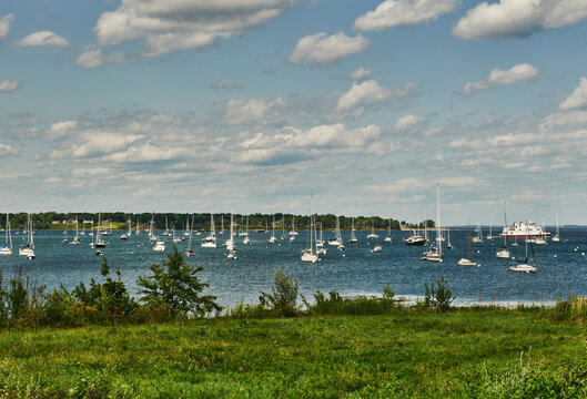 Rockland Harbor, Maine, New England