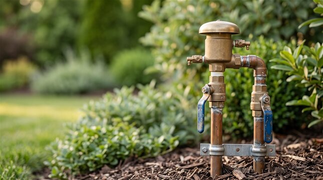 Outdoor Plumbing Backflow Device for Yard Safety