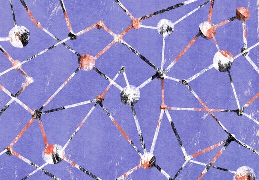 Network of Nodes and Connecting Lines