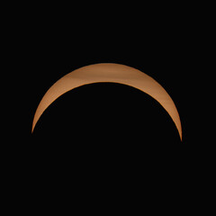 Partial solar eclipse crescent sun seen from Berlin August 2026 © Dominik Rueß