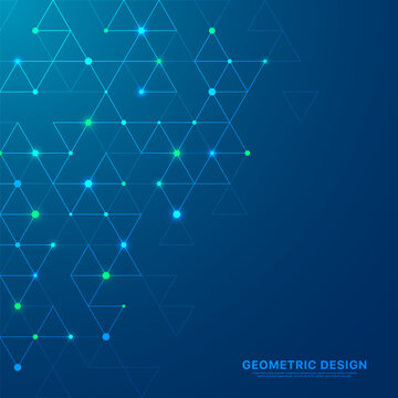 Abstract vector background with a geometric pattern of triangle shapes. Graphic design element 