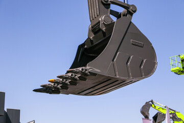 new black excavator bucket © Чигнис Газеев