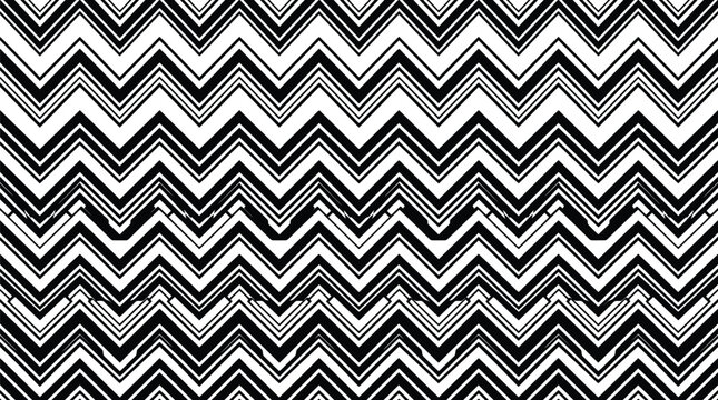 Black and White Chevron Pattern Background: A dynamic and repeating chevron pattern in stark black and white creates a bold and visually striking background, perfect for graphic design elements.