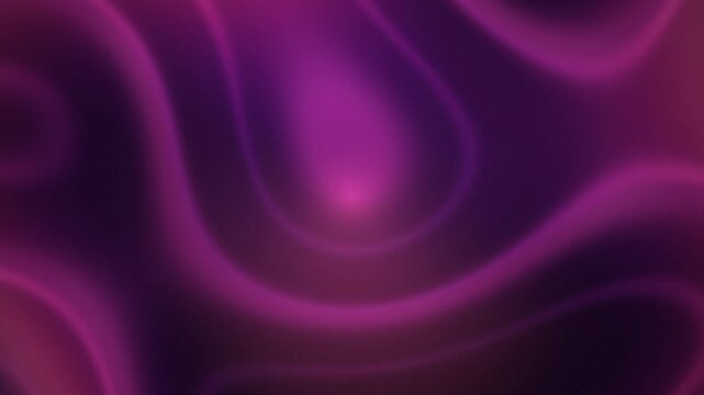 Purple abstract fluid waves flowing in a seamless loop.