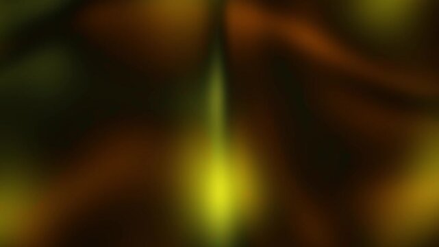 Blurred green and warm tones create an organic looping pattern in this abstract frame.