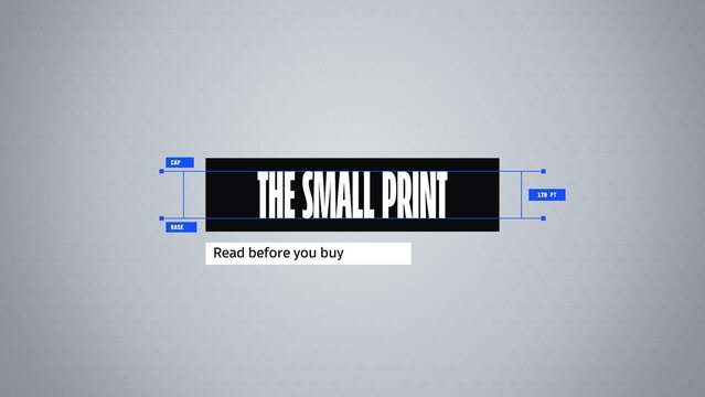Selection Grid Titles / Bold Editorial Condensed Type and Text Bars With Measurement Guides for Explainer Videos, Retail Promos and Social Media / Horizontal / Part 06