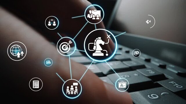 Business strategy defines goals and long-term direction. A clear business strategy supports decision-making, with business strategy driving growth and business strategy execution. Funnel