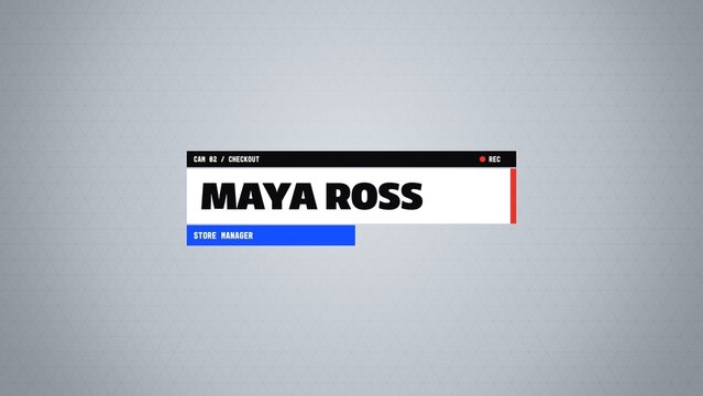 Selection Grid Titles / Bold Editorial Camera Strip Lower Third With a Name Bar for Interviews, Staff Profiles and Social Media / Horizontal / Part 02