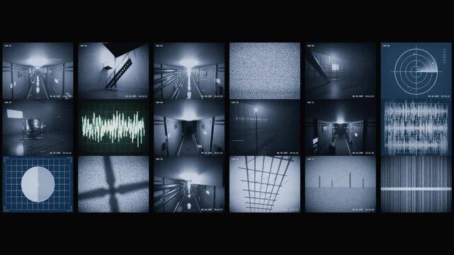 Glitching surveillance grid at remote station, interference appearing and indicating signal loss
