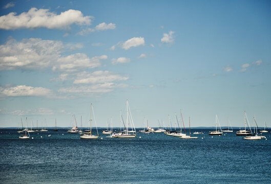 Rockland Harbor, Maine, New England