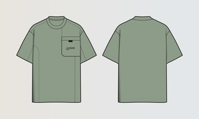 Modern Cut and Sew T-Shirt Collection with Panel Patterns and Graphic Designs