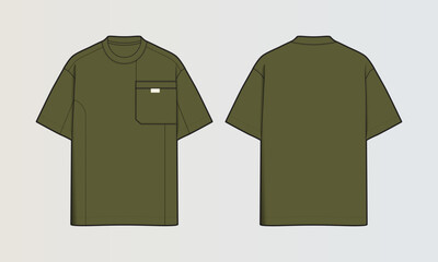Modern Cut and Sew T-Shirt Collection with Panel Patterns and Graphic Designs