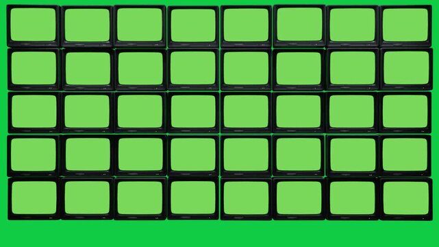 On sync grid lighting right edge, going green and steadying for chroma on transparent background