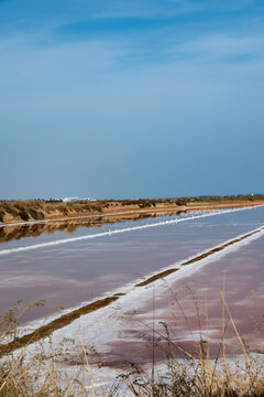 Traditional Salt Pans in Tavira, Algarve, Portugal