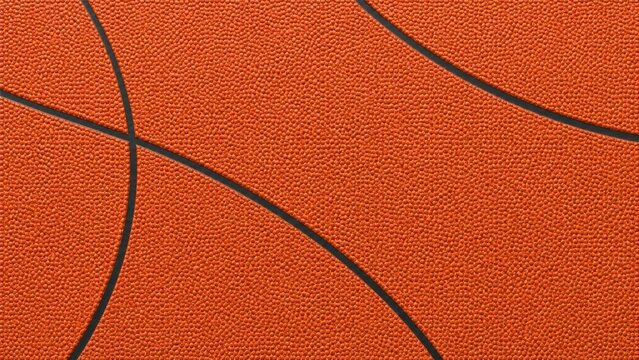 Orange basketball rubber texture with curved black channels