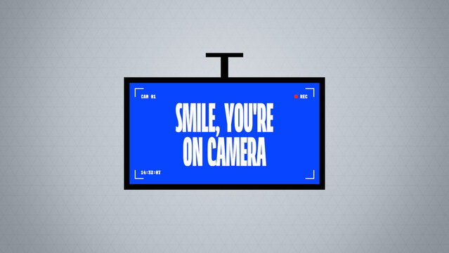 Selection Grid Titles / Bold Editorial Camera Monitor With a Blue Screen and Recording Marks for Retail Videos, Camera Promos and Social Media / Horizontal / Part 03