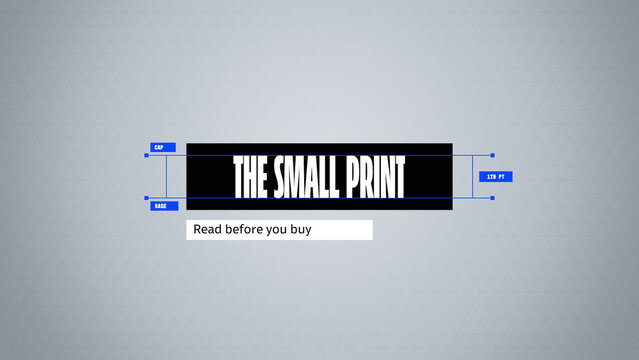 Selection Grid Titles / Bold Editorial Condensed Type and Text Bars With Measurement Guides for Explainer Videos, Retail Promos and Social Media / Horizontal / Part 06