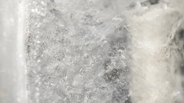 winter wallpaper.Ice surface with Bubbles. Cold weather and frosts wallpaper.Chunks of crushed ice structure. 
