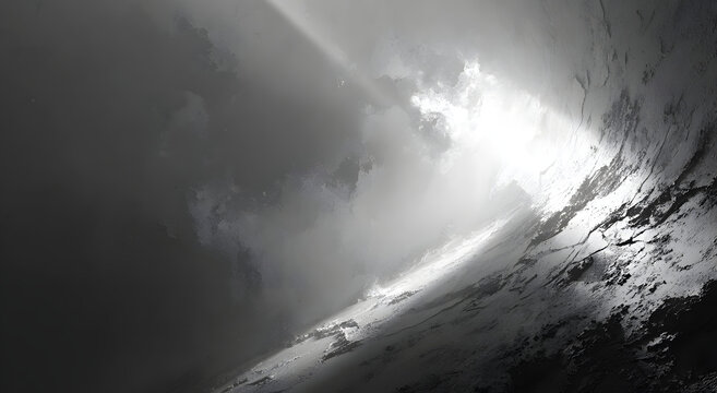 Grey light white grainy noise grungy texture gradient rough abstract background shine bright light and glow template empty space