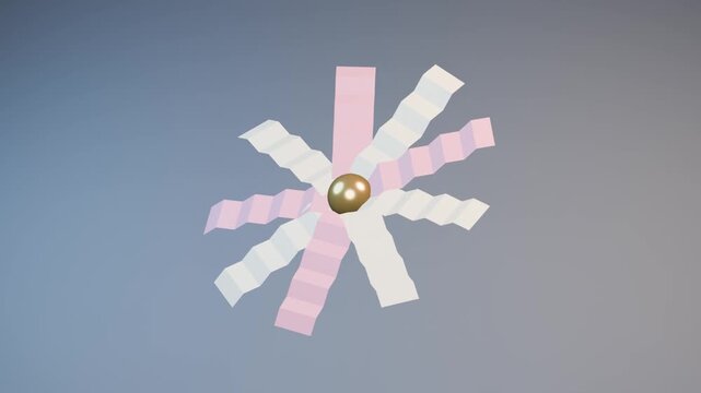 Pleated Fabric Flower