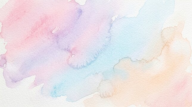 Soft Pastel Watercolor Color Transition