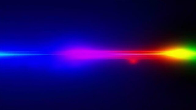 Colorful Rainbow Prism Light Leaks Lens Flare Overlay Background Loop