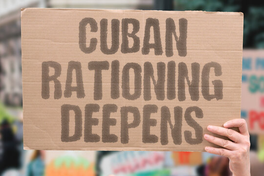 "Cuban rationing deepens" Subsidized supplies shrink as shortages worsen. RATIONING. CUBA. SUBSIDIES. SUPPLIES. DEPRIVATION.