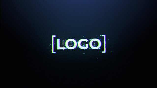 Glitch Logo Reveal.