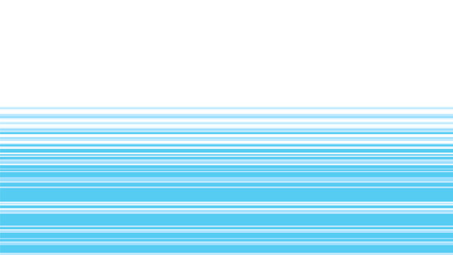Light Blue Horizontal Stripe Frame, Clean Geometric Line Decoration, Transparent PNG Overlay