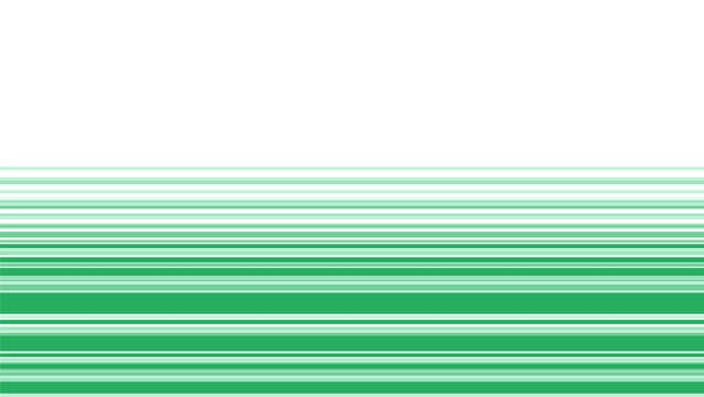 Green Horizontal Stripe Frame, Abstract Geometric Line Decoration, Transparent PNG Overlay