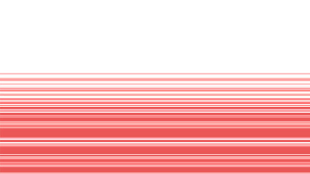Red Horizontal Stripe Frame, Bold Geometric Line Decoration, Transparent PNG Overlay