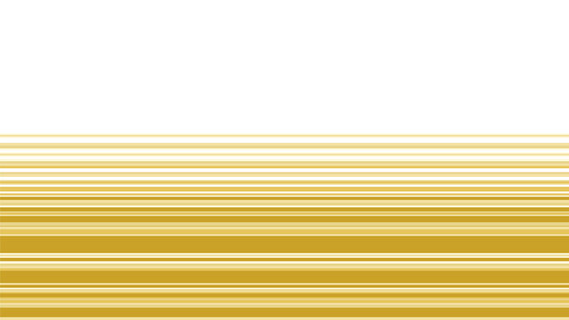 Yellow Horizontal Stripe Frame, Abstract Geometric Line Decoration, Transparent PNG Overlay