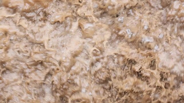 Brown organic texture with tangled fiber, rough natural surface, layered strands, earthy detail, tactile pattern, and neutral tone creating abstract background for design use