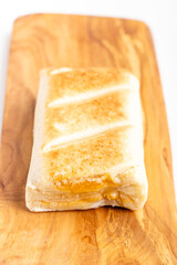 Pan de Cadiz Typical sweet from Andalusia, Spain. Baked dessert of marzipan for christmas. © josevgluis