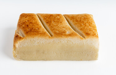 Pan de Cadiz Typical sweet from Andalusia, Spain. Baked dessert of marzipan for christmas. © josevgluis