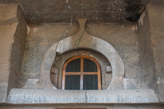 Amba-Ambika group of caves, a rock-cut caves of The Manmodi or Manmukud Caves complex, an unfinished Chaitya-cave and a number of ruined cells and viharas, Junnar, Pune, Maharashtra, India.