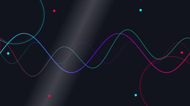 Abstract kinetic motion graphics animation in 4K resolution featuring deterministic time-based JS loops and dynamic visual elements filling the full frame.