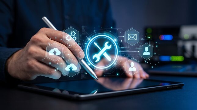 Technical Support Services and IT Tools Management on Digital Interface
