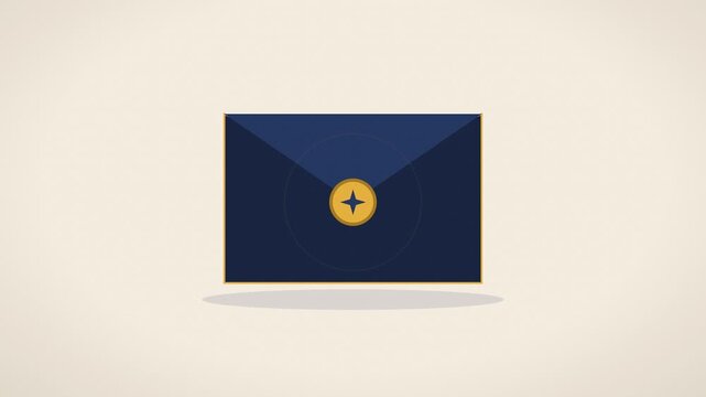 Mail In Ballot Envelope Opening To Reveal Checked Ballot