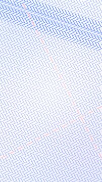 Seamless looping background with blue herringbone zigzag pattern, vertical HD