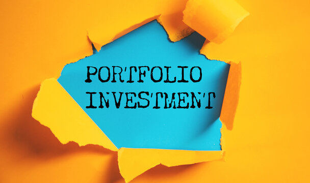 PORTFOLIO INVESTMENT business concept text