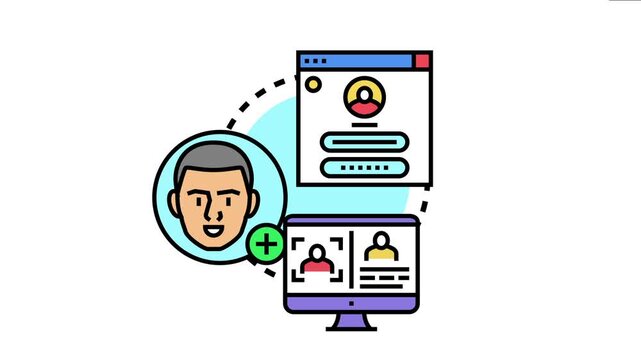 User onboarding and secure authentication process digital access, personal data protection, and identity verification for authorized online entry and system security