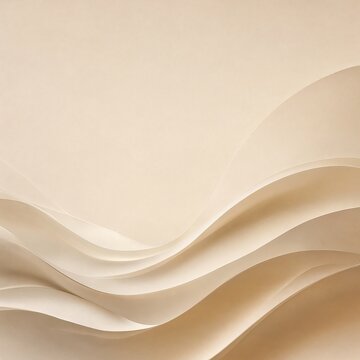 Elegant Abstract Seasonal Background With Smooth Flowing Curves And Generous Copyspace Soft Texture.