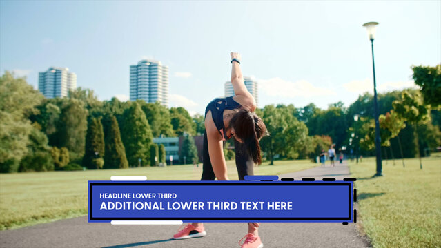 Screen Lines Lower Third 2 &ndash; Dynamic Screen Line Animations, Digital Scan Effects, Abstract Linear Patterns and Modern Technology Overlays for Promos, Openers and Social Media Videos