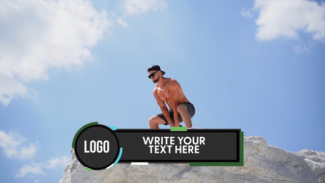 Screen Lines Lower Third 5 &ndash; Dynamic Screen Line Animations, Digital Scan Effects, Abstract Linear Patterns and Modern Technology Overlays for Promos, Openers and Social Media Videos