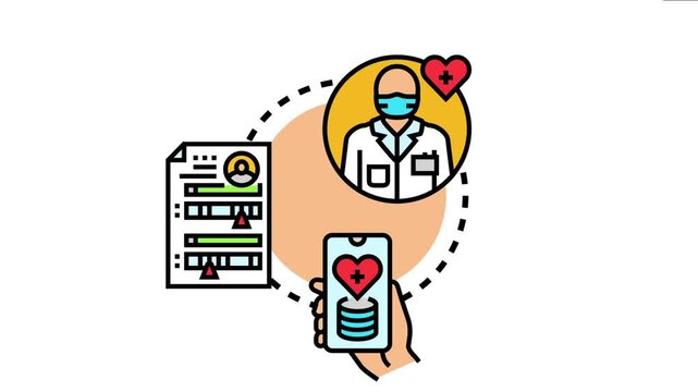 Doctor conducting medical research, analyzing patient data and health information for a randomized controlled clinical trial, ensuring evidence based medicine and scientific investigation