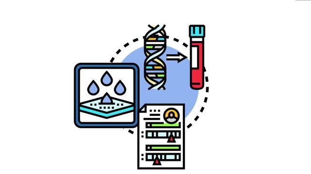 Rapid antigen identification process involving dna. Blood sample collection in a test tube