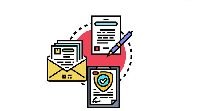 Ratifying a business agreement involves signing important legal documents. Exchanging communication. And establishing a secure. Approved contract. Confirming official approval and mutual understanding