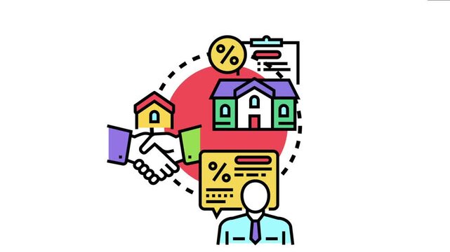 Financial experts advising on home loan eligibility criteria, outlining mortgage application processes and discussing interest rates for property investment agreement